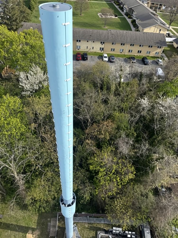 Concealed pole installation